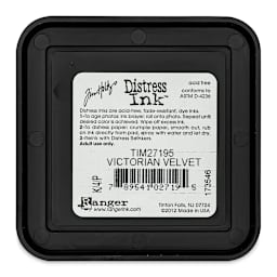 Back of Ranger Distress Ink Pad - Victorian Velvet
