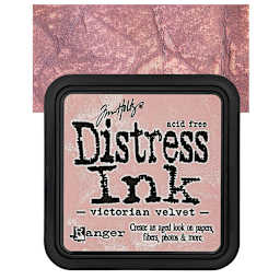 Ranger Distress Ink Pad - Victorian Velvet pad and swatch