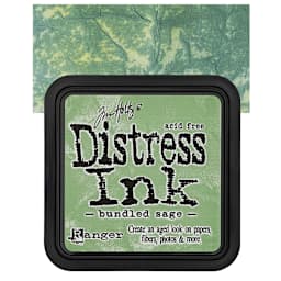 Ranger Distress Ink Pad - Bundled Sage pad and swatch