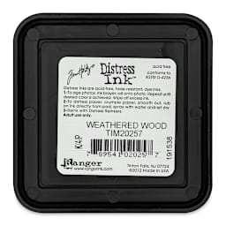 Back of Ranger Distress Ink Pad - Weathered Wood