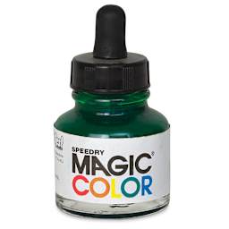 Magic Color Liquid Acrylic Ink - Front of bottle of French Chartreuse Ink
