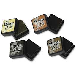 Ranger Tim Holtz Distress Ink Pad Sets - Assortment 3 of Mini pads all open