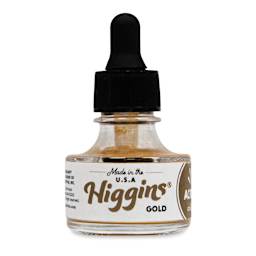 Higgins Acrylic Ink - Gold, 1 oz