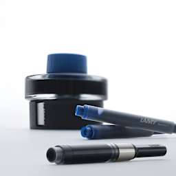 Lamy T52 Ink is the same ink that is in T10 Cartridges. (Bottle, prefilled cartridges, and converter all sold separtely.)