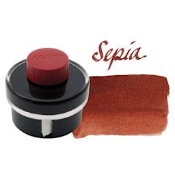 Lamy T52 Ink - Sepia, swatch and bottle