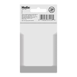 Helix Pencil Cap Erasers - Pink, Pkg of 12, back of the packaging