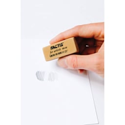 General's Factis Art Gum Eraser - Large, in use