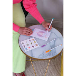 Colorista Fine-Line Pens - Vivid Expressions, Set of 8 - in use