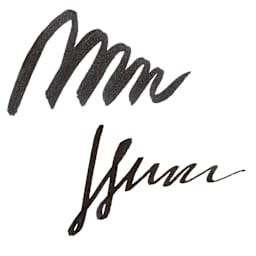 Caran d'Ache Chromatics Ink - Cosmic Black, swatch