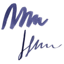 Caran d'Ache Chromatics Ink - Magnetic Blue, swatch