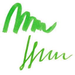 Caran d'Ache Chromatics Ink - Delicate Green, swatch