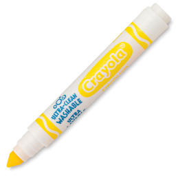 Crayola Ultra-Clean Washable Marker - Yellow, Broad Tip