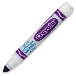 Crayola Ultra-Clean Washable Marker - Violet, Broad Tip