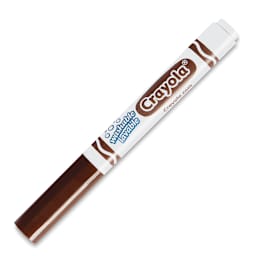 Crayola Ultra-Clean Washable Marker - Brown, Broad Tip
