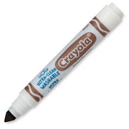 Crayola Ultra-Clean Washable Marker - Brown, Broad Tip