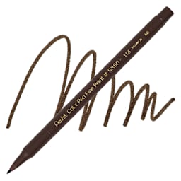 Pentel Color Pen - Dark Brown pen and swatch