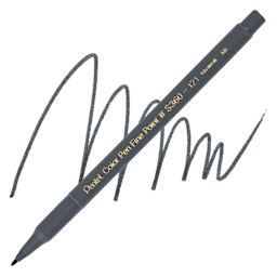 Pentel Color Pen - Dark Gray pen and swatch