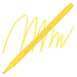 Pentel Color Pen - Lemon Yellow pen and swatch