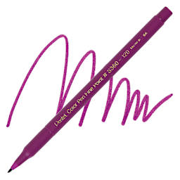 Pentel Color Pen - Magenta pen and swatch