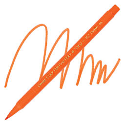 Pentel Color Pen - Orange pen and swatch