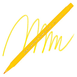 Pentel Color Pen - Yellow pen and swatch