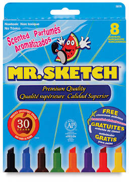 Mr. Sketch Scented Marker Set - Assorted Colors, Set of 8, Front Cover