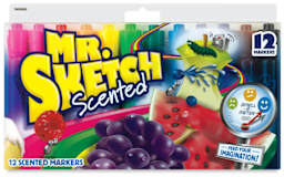 Mr. Sketch Scented Marker Set - Assorted Colors, Set of 12, Front Cover