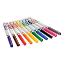 Crayola Fine Line Markers - Classic Colors, Set of 10, contents