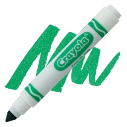 Crayola Broad Line Marker - Green marker and swatch