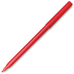 Liqui-Mark School Pack Markers - Single Fine Point Red Marker shown at angle