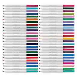 Crayola Super Tips Washable Marker Set - World's Favorite Colors, Fine Line, Set of 50, contents