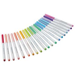 Crayola Super Tips Washable Marker - Pastel Colors, Set of 20, markers fanned out