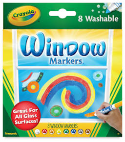 Crayola Window Marker - Assorted Colors, Set of 8