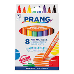 Prang Washable Markers - Set of 8, front of the packaging