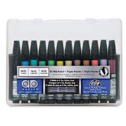 Chartpak Ad Markers-Pastel Set of 25  Outside of Package