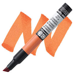 Chartpak Ad Marker - Cadmium Orange marker and swatch