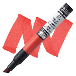 Chartpak Ad Marker - Cadmium Red marker and swatch