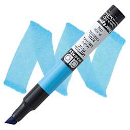Chartpak Ad Marker - Crystal Blue marker and swatch