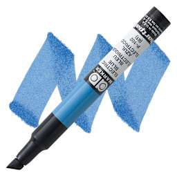 Chartpak Ad Marker - Electric Blue marker and swatch