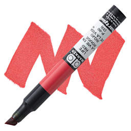 Chartpak Ad Marker - Life Red marker and swatch