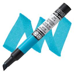 Chartpak Ad Marker - Process Blue marker and swatch
