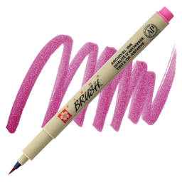 Sakura Pigma Brush Marker - Rose marker and swatch