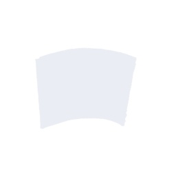 Kuretake Zig Posterman Biggie Marker - 5 cm, White swatch