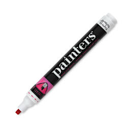 Elmer's Painters Paint Marker - Red, Chisel Point (marker with cap removed)