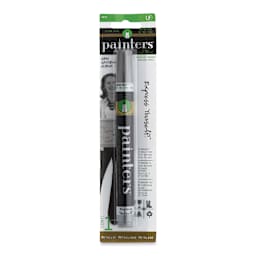 Elmer's Painters Paint Marker - Front of package showing Single Green Marker with Ultrafine Tip