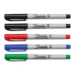 Sharpie Ultra-Fine Point Markers - Assorted Colors, Set of 5 (out of package)