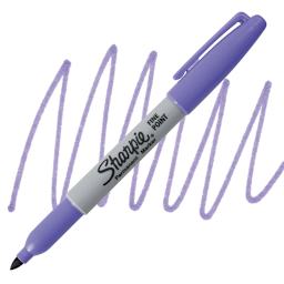 Sharpie Fine Point Permanent Marker - Lilac marker and swatch