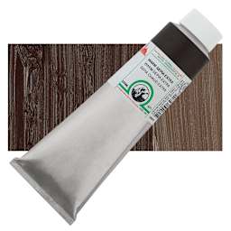 Old Holland Classic Oil Color - Warm Sepia Extra, 225 ml tube and swatch