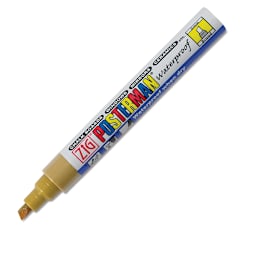Zig Posterman Paint Marker - 6 mm, Metallic Gold, Chisel Tip