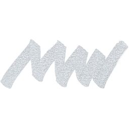 Zig Posterman Paint Marker - Metallic Silver, Chisel Tip swatch